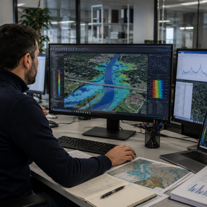 Modelización Hidráulica y Simulación Fluvial en Girona